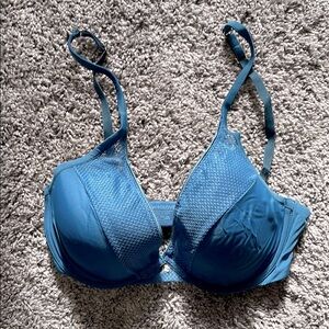 Third Love Blue Bra Light Padding 32D 1/2